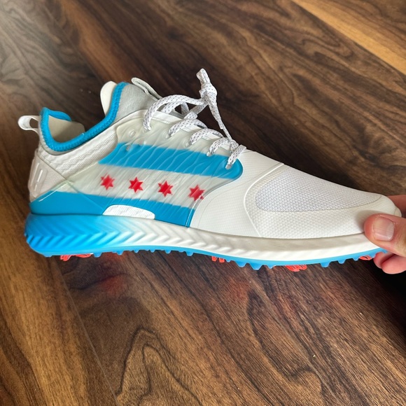 **RARE** 2020 BMW Championship Chicago themed puma ignite pwradapt golf shoes - Picture 6 of 8